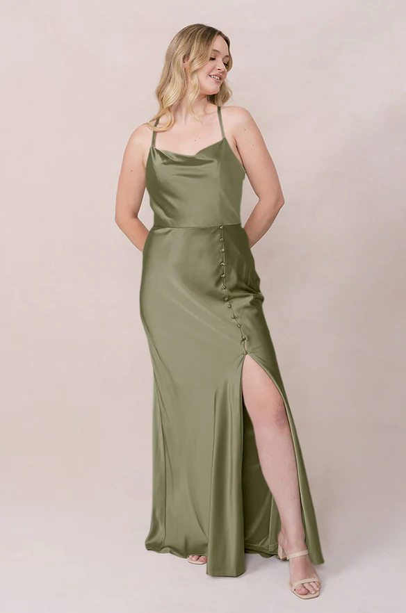 Billie Satin Dress | Made To Order - Image 65