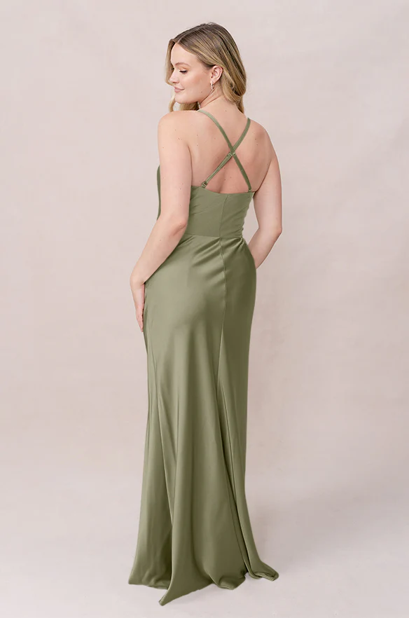 Billie Satin Dress | Made To Order - Image 66