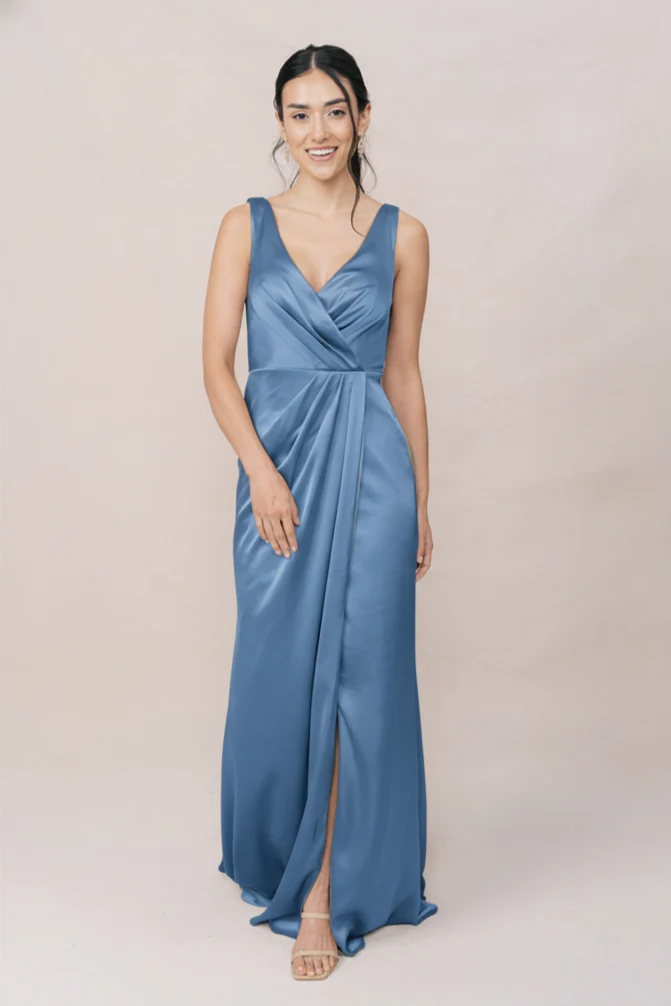 Blair Satin Dress | Made To Order - Image 163