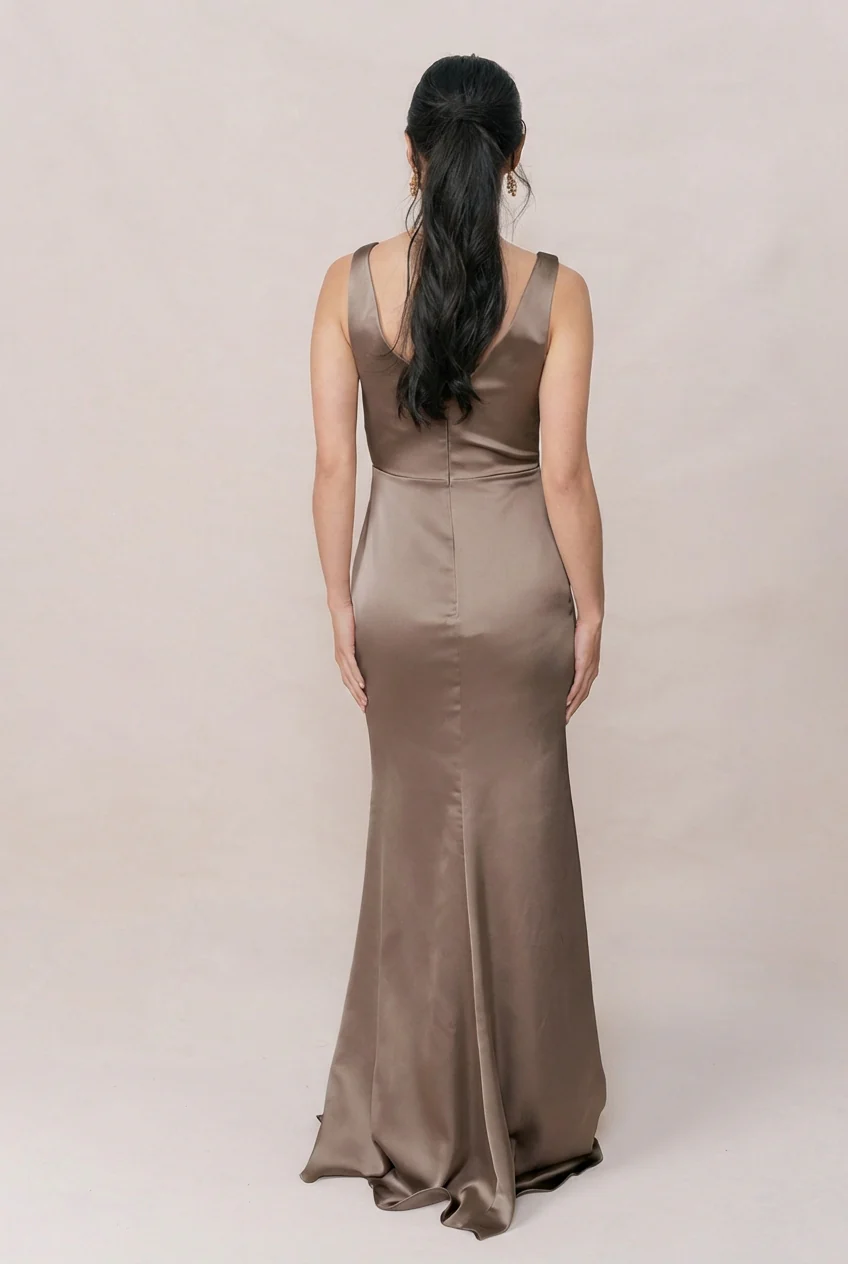 Blair Satin Dress | Made To Order - Image 173
