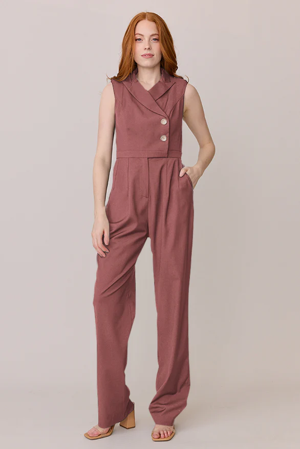 Blake Crepe Jumpsuit | Made To Order - Image 25