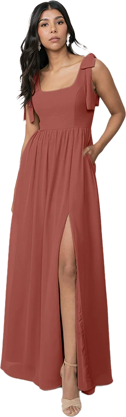 Bowie Chiffon Dress | Made To Order - Image 116