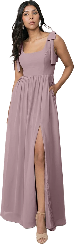 Bowie Chiffon Dress | Made To Order - Image 133