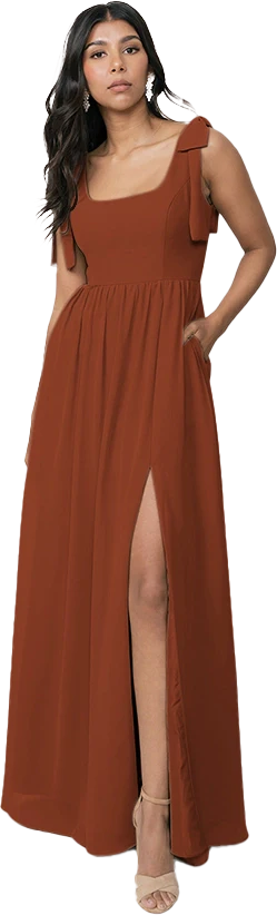 Bowie Chiffon Dress | Made To Order - Image 144
