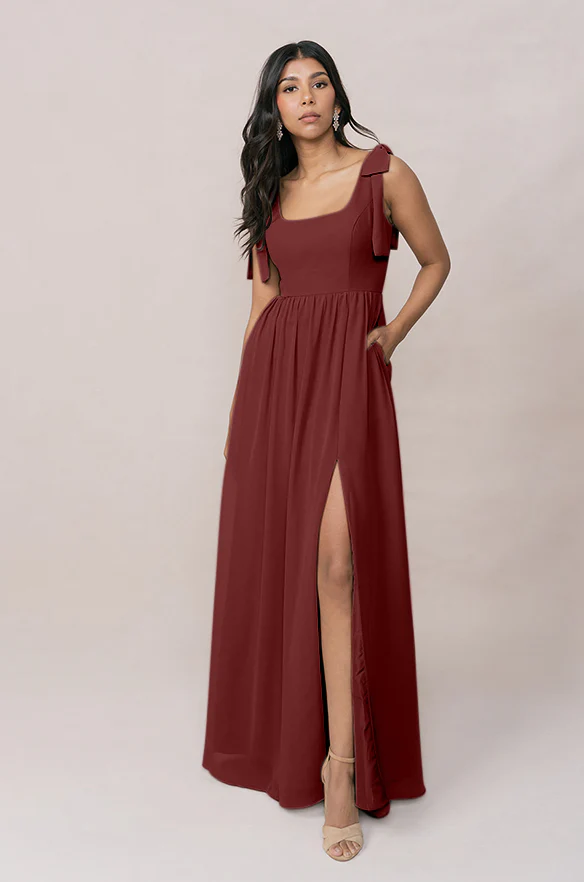 Bowie Chiffon Dress | Made To Order - Image 25