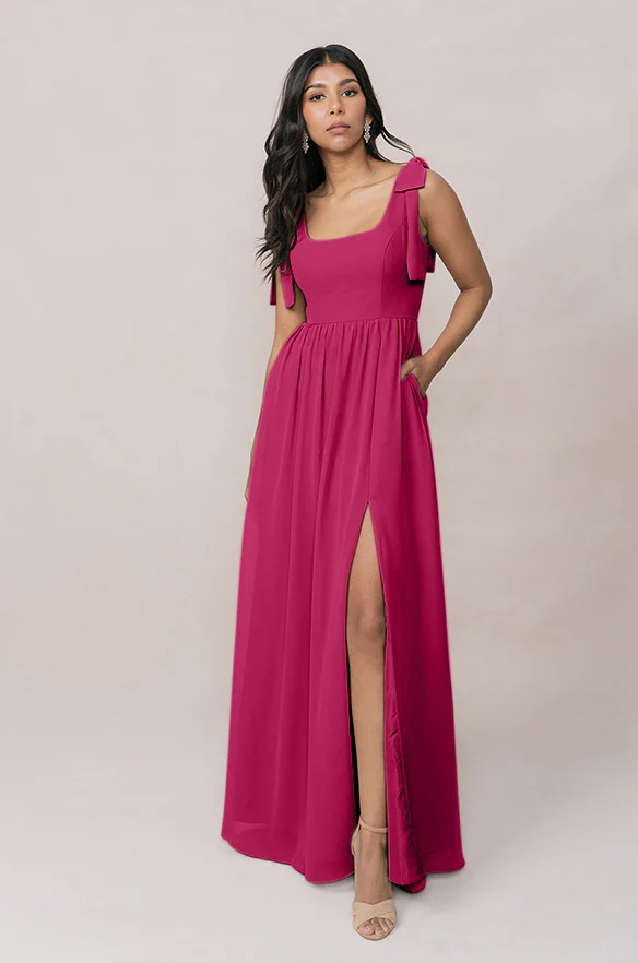 Bowie Chiffon Dress | Made To Order - Image 53