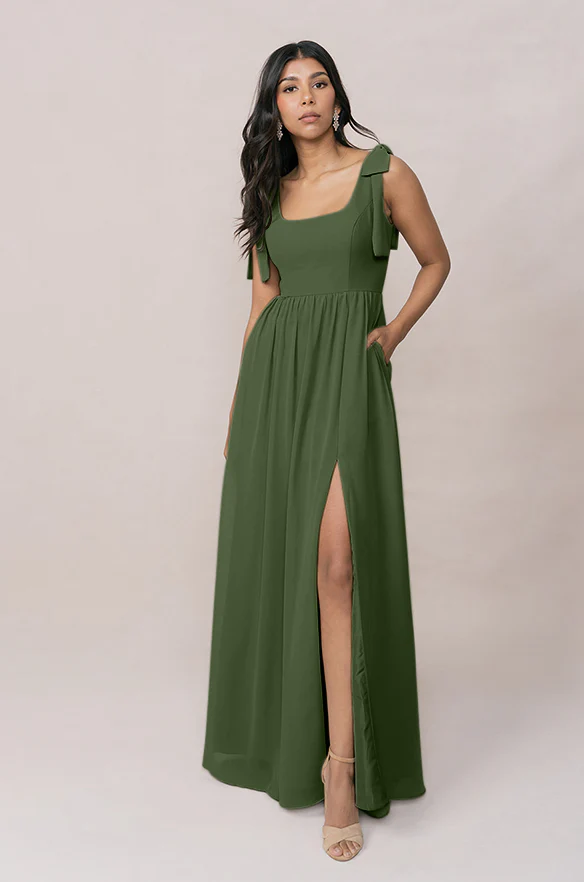 Bowie Chiffon Dress | Made To Order - Image 69