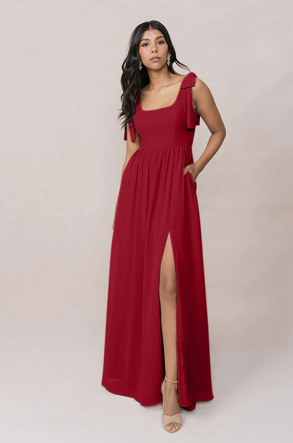 Bowie Chiffon Dress | Made To Order - Image 73