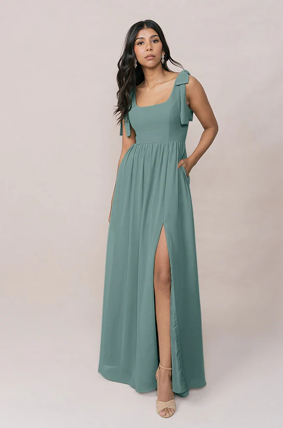 Bowie Chiffon Dress | Made To Order - Image 81