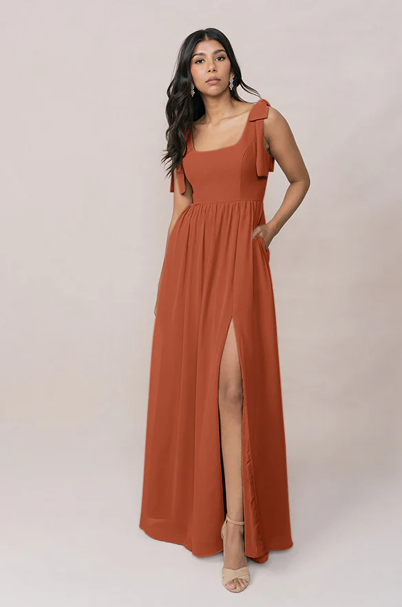 Bowie Chiffon Dress | Made To Order - Image 87