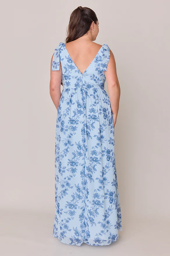 Bowie Chiffon Floral Print Dress | Made To Order - Image 10
