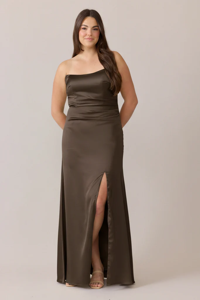 Briar Satin Dress | Made To Order - Image 167