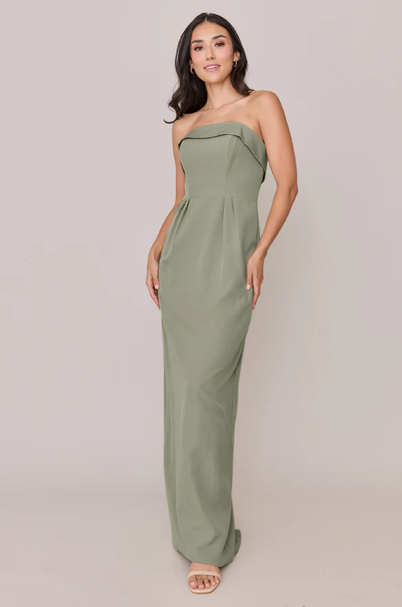 Caroline Crepe Dress | Made To Order - Image 119