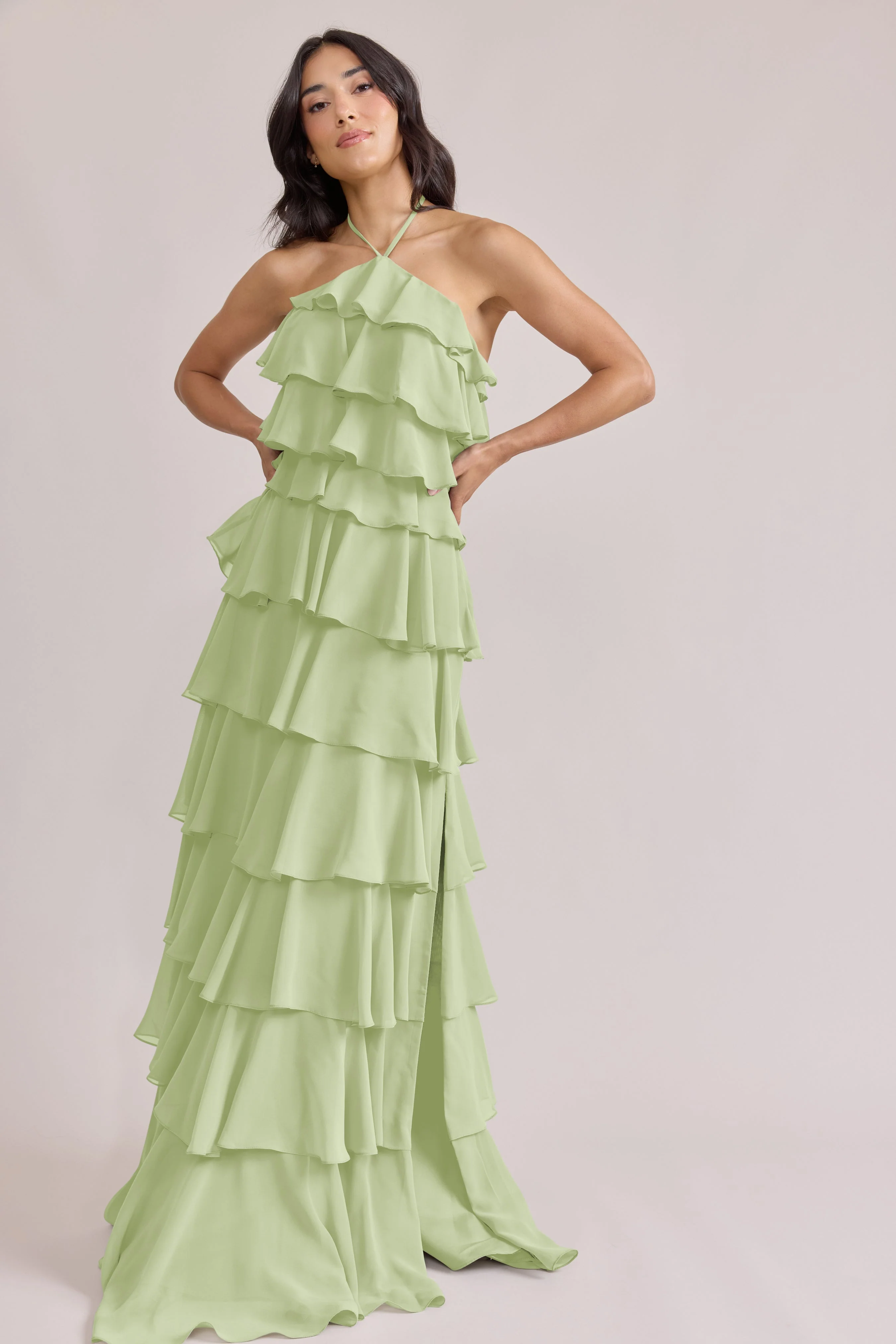 Carrie Chiffon Dress | Made To Order - Image 111