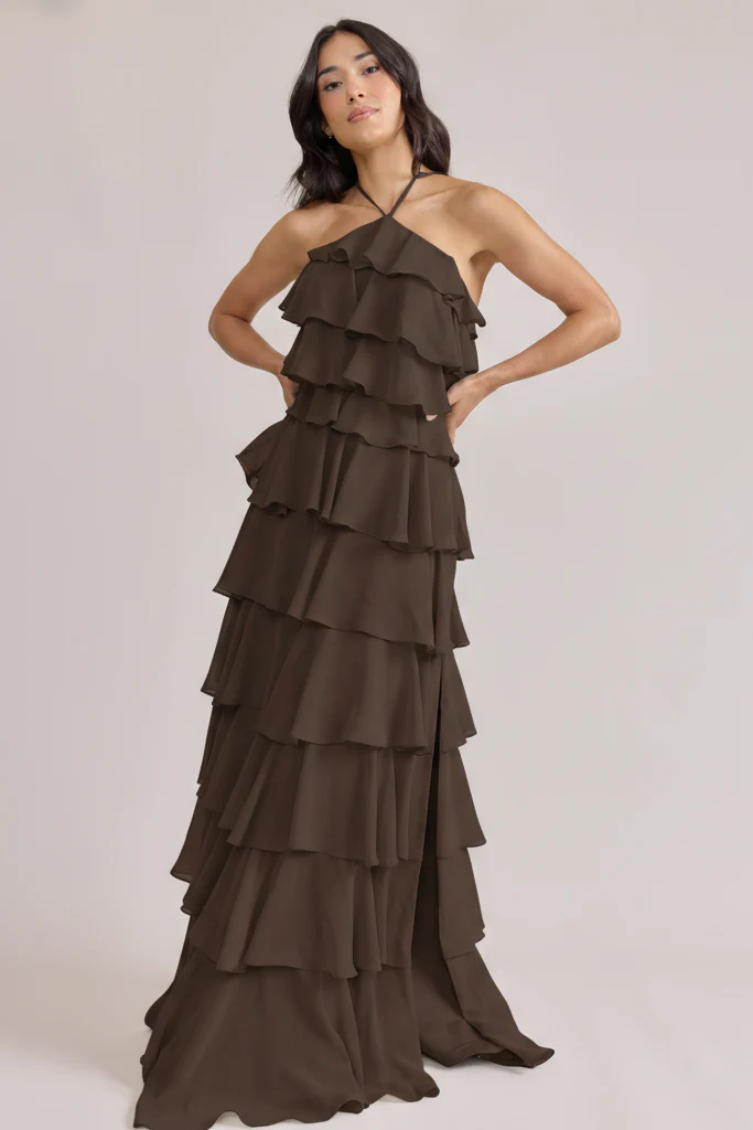 Carrie Chiffon Dress | Made To Order - Image 123