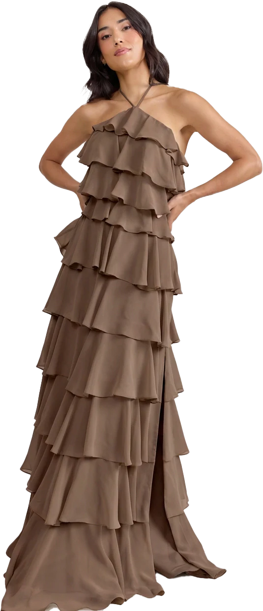 Carrie Chiffon Dress | Made To Order - Image 128