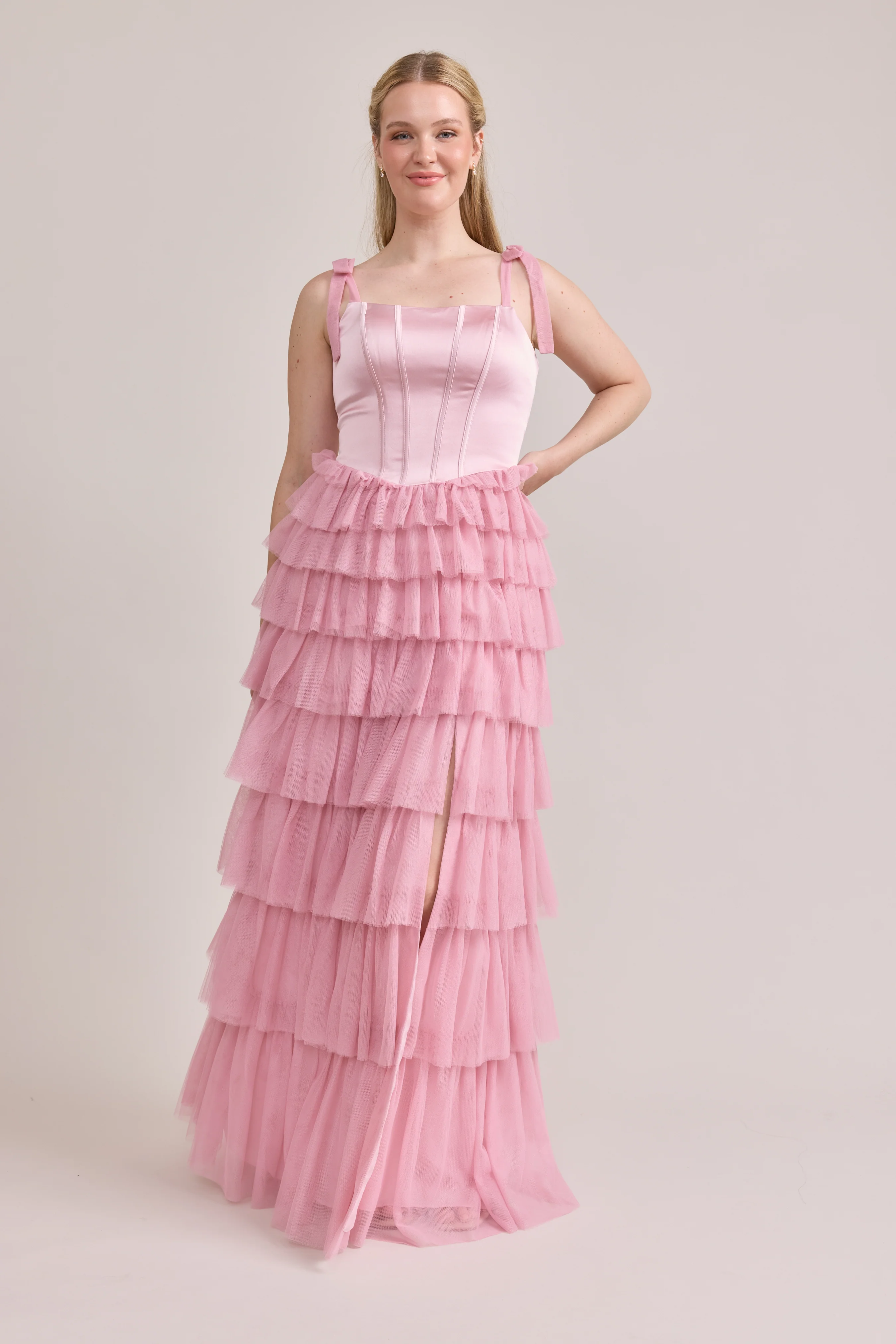 Charlotte Satin + Tulle Dress | Made To Order - Image 5
