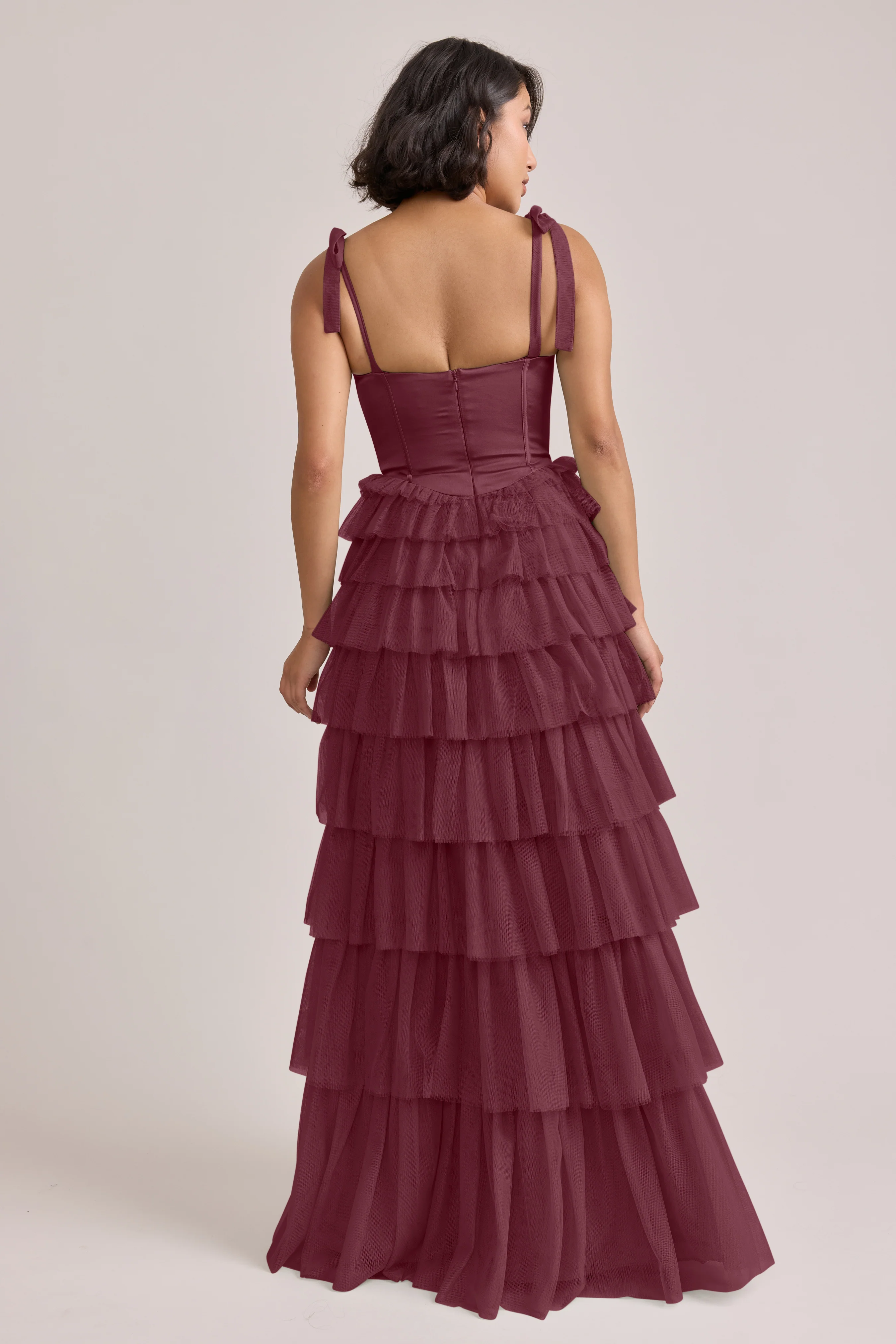Charlotte Satin + Tulle Dress | Made To Order - Image 10