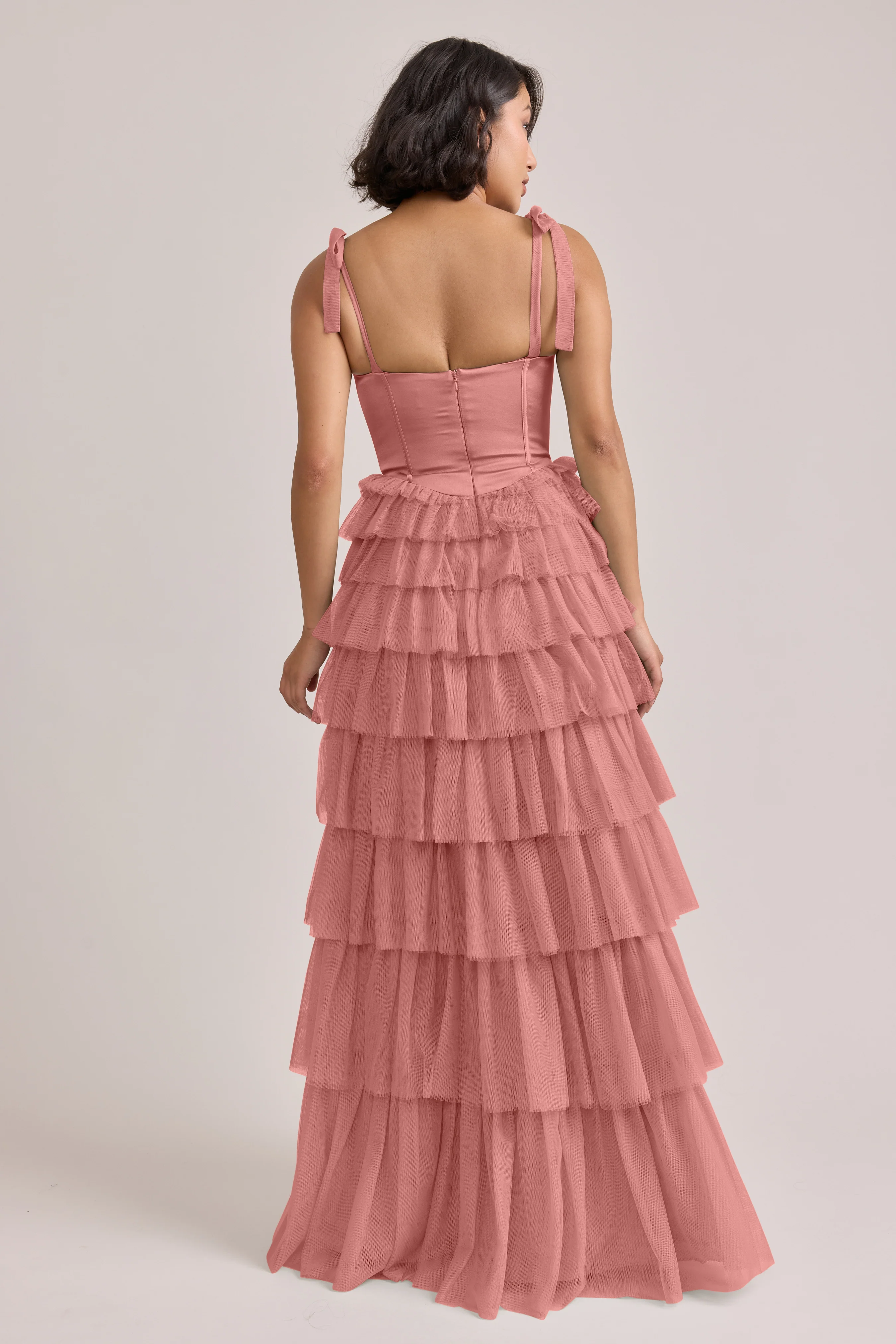 Charlotte Satin + Tulle Dress | Made To Order - Image 17