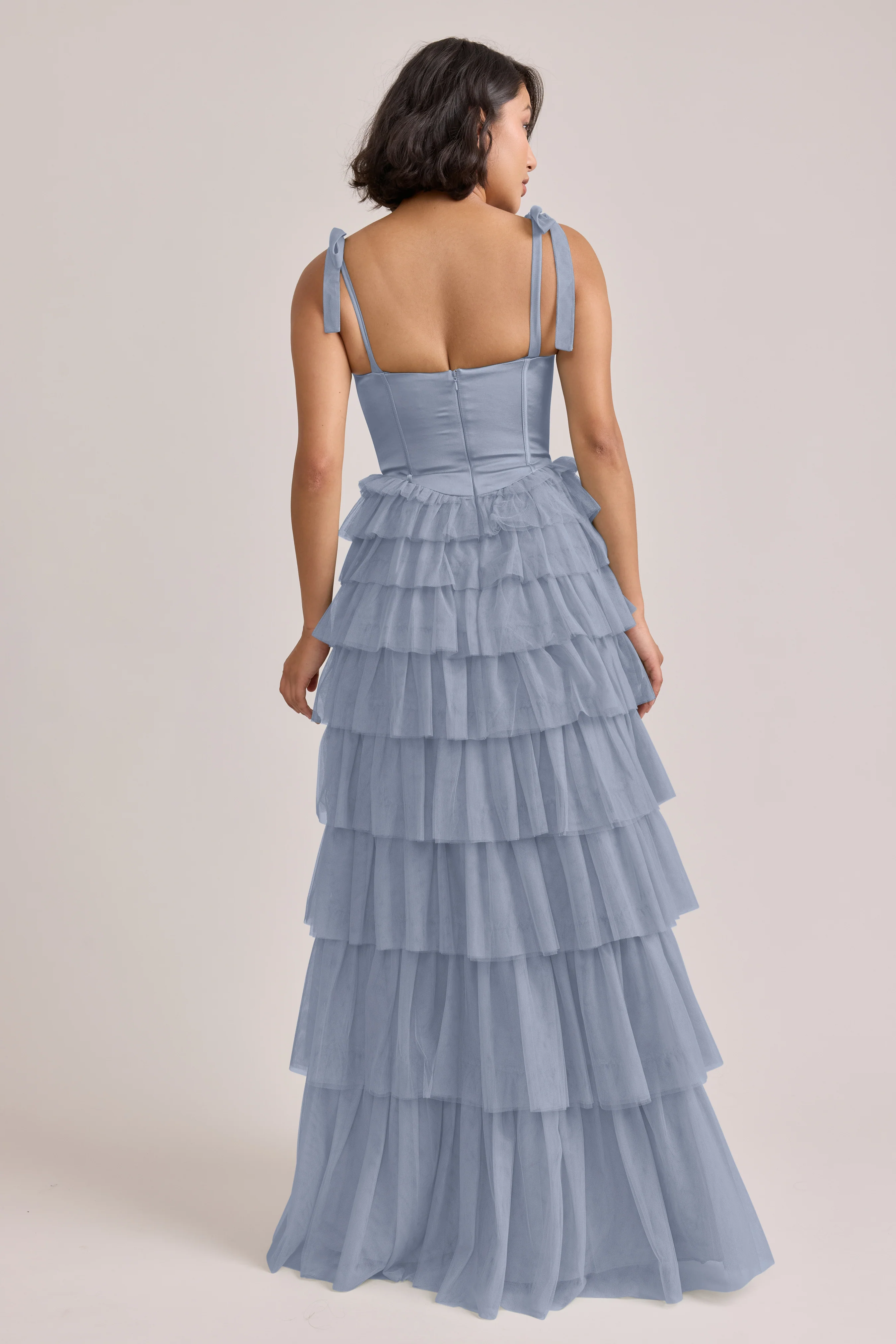 Charlotte Satin + Tulle Dress | Made To Order - Image 20