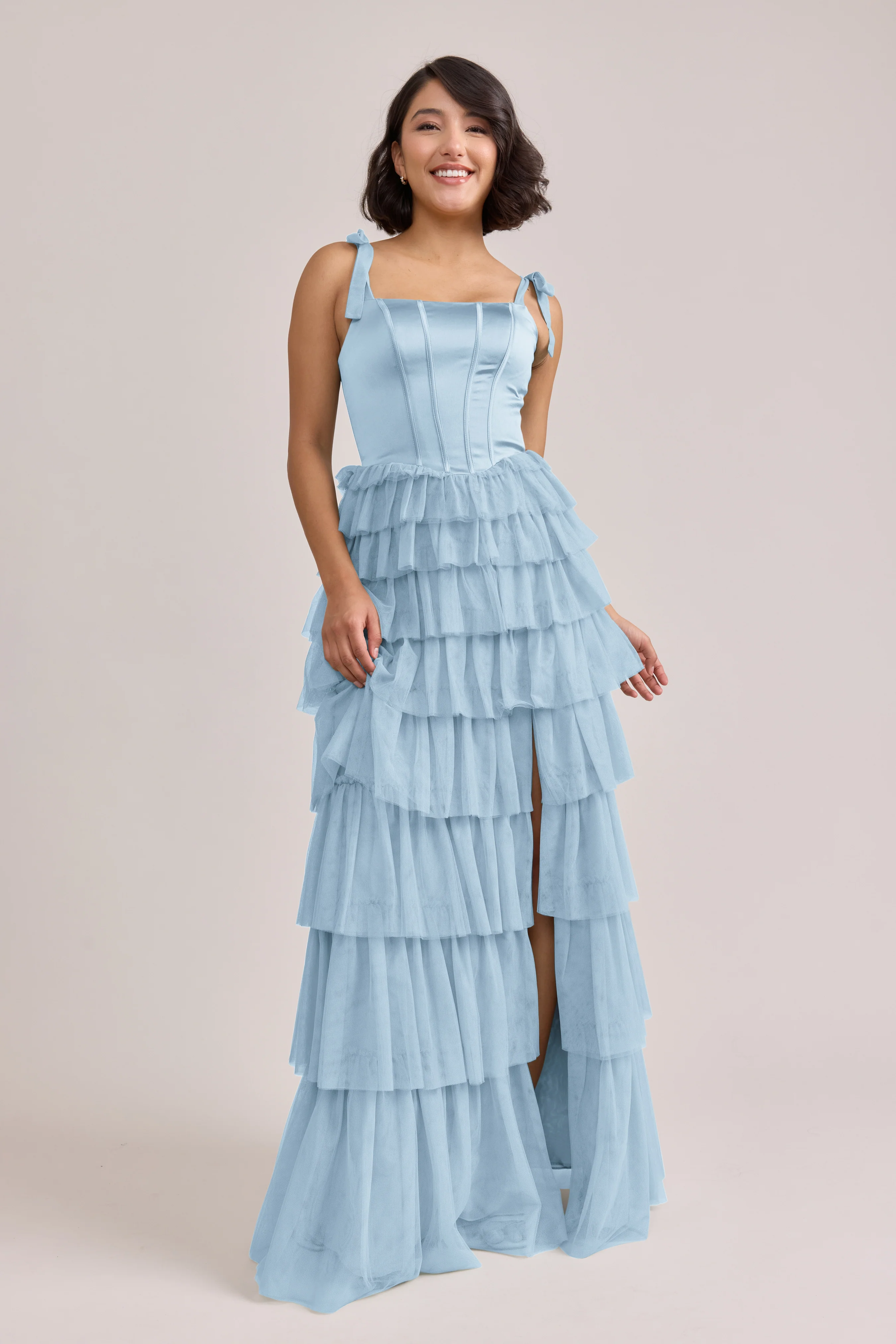 Charlotte Satin + Tulle Dress | Made To Order - Image 24