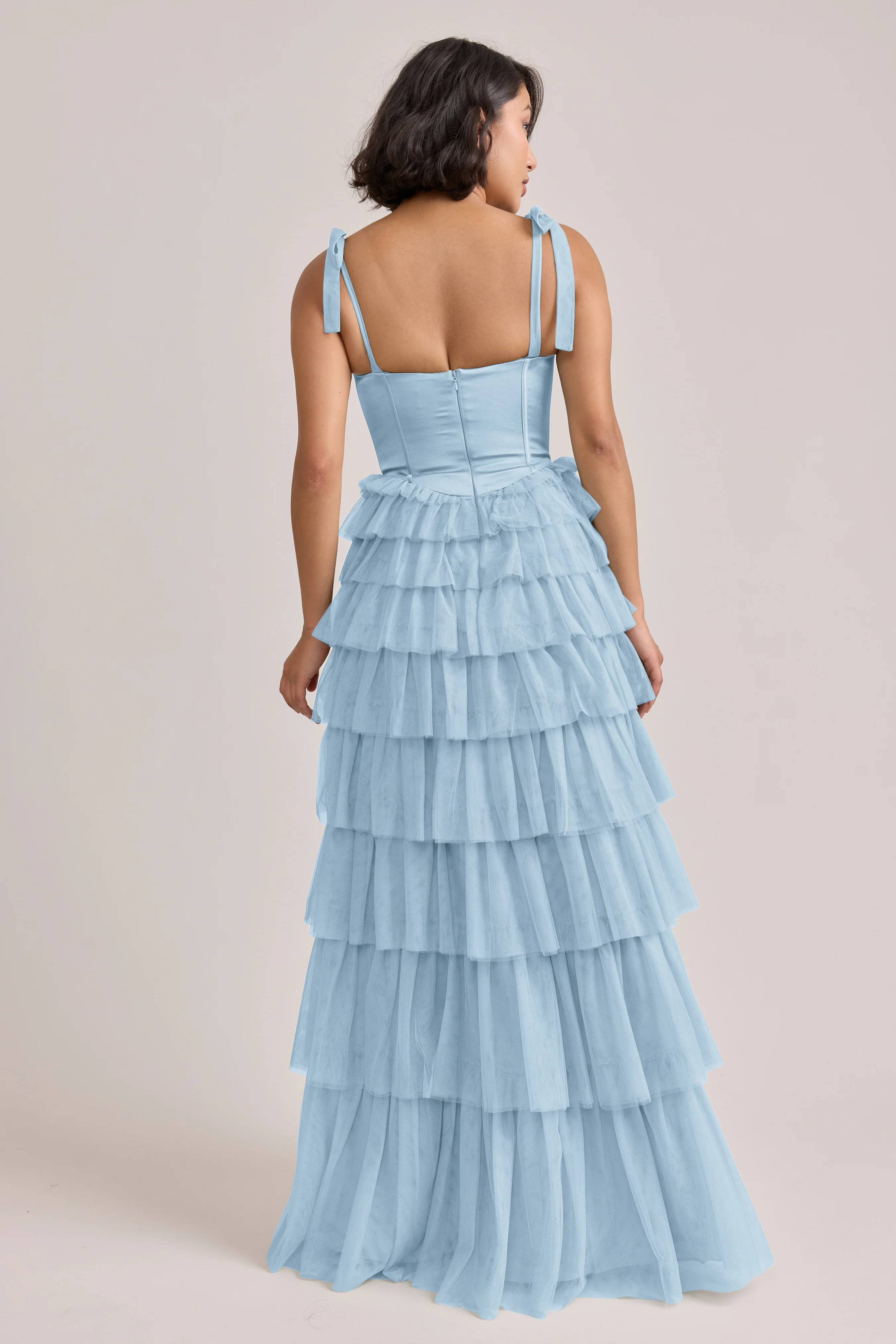 Charlotte Satin + Tulle Dress | Made To Order - Image 25