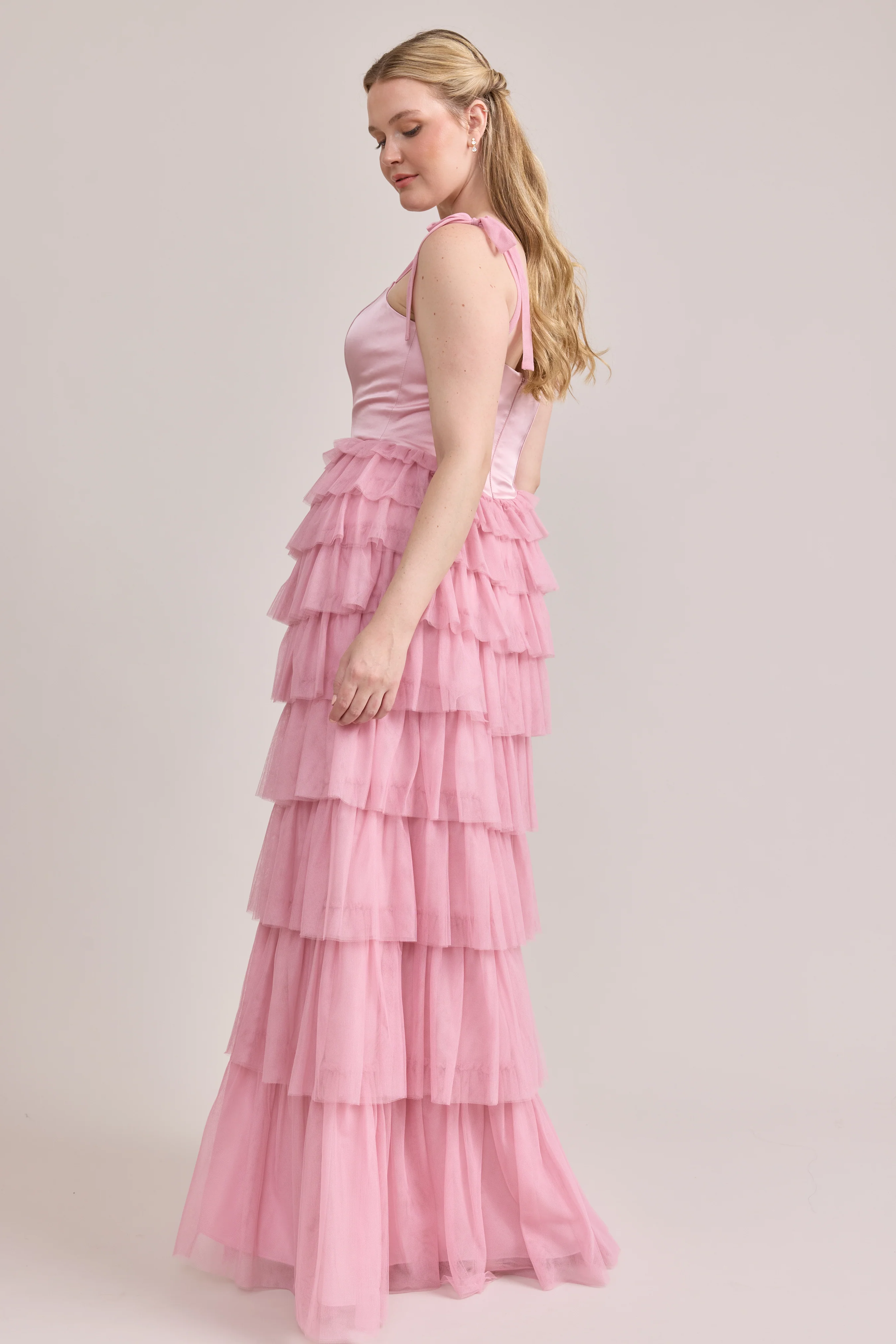 Charlotte Satin + Tulle Dress | Made To Order - Image 3