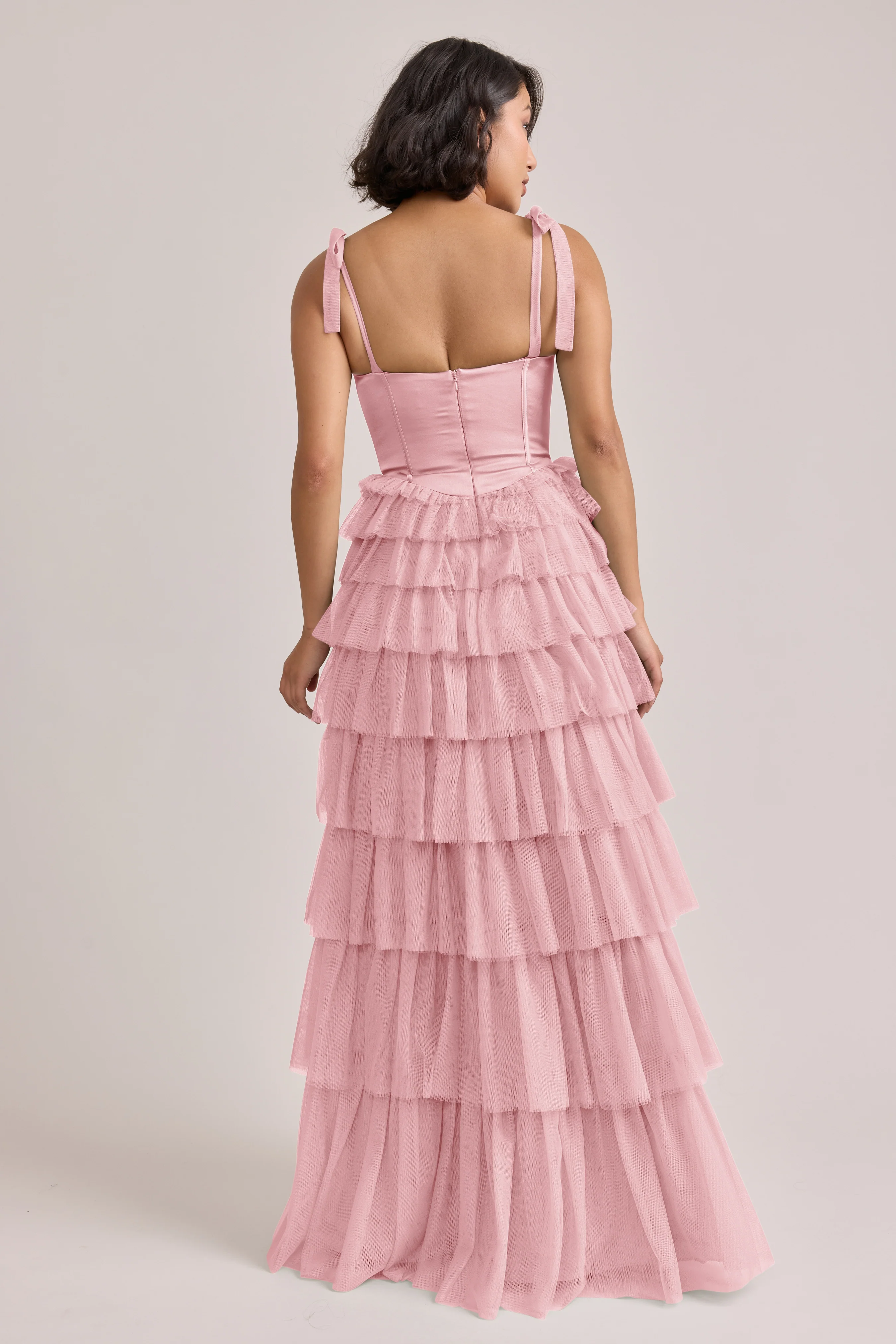 Charlotte Satin + Tulle Dress | Made To Order - Image 42