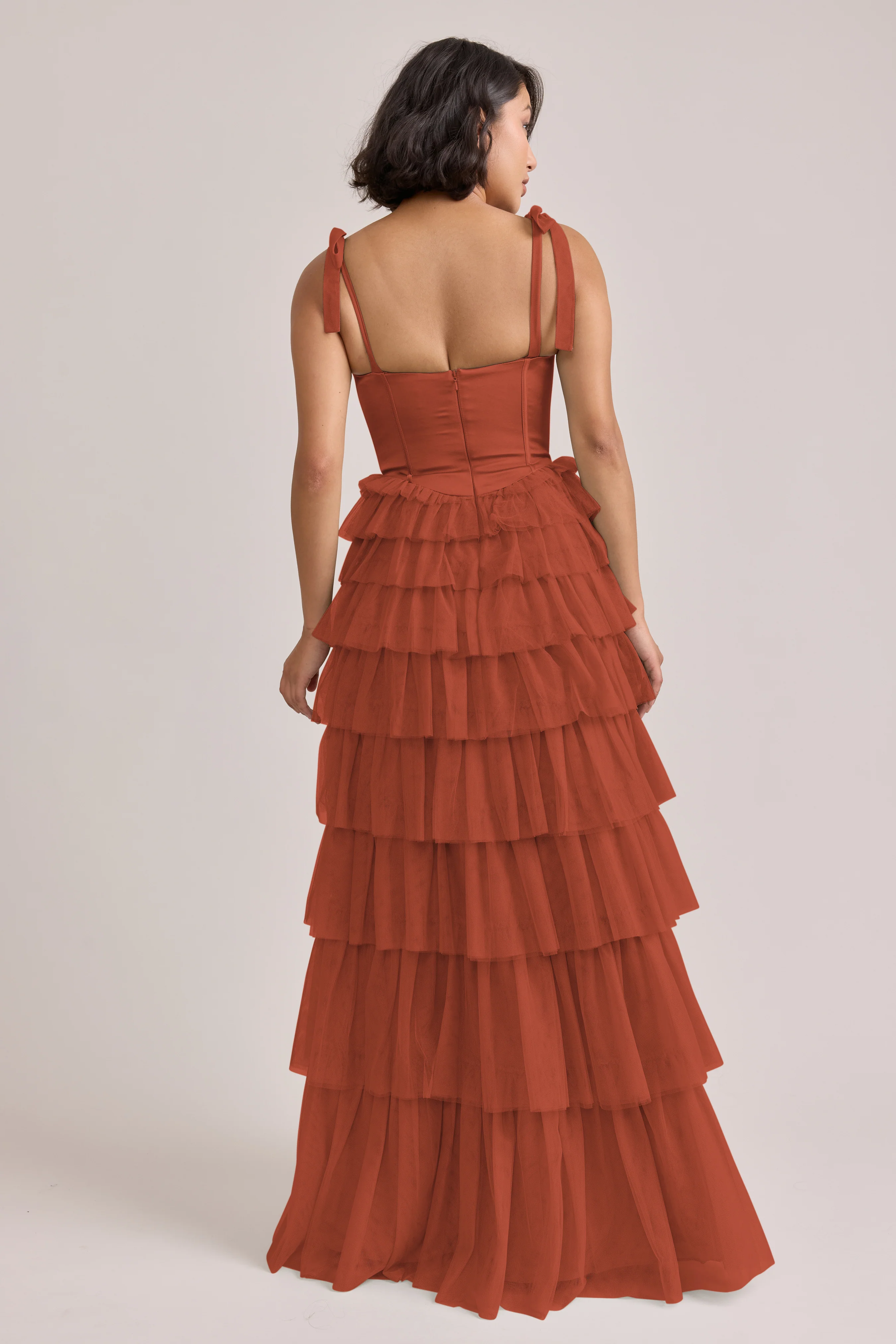 Charlotte Satin + Tulle Dress | Made To Order - Image 44