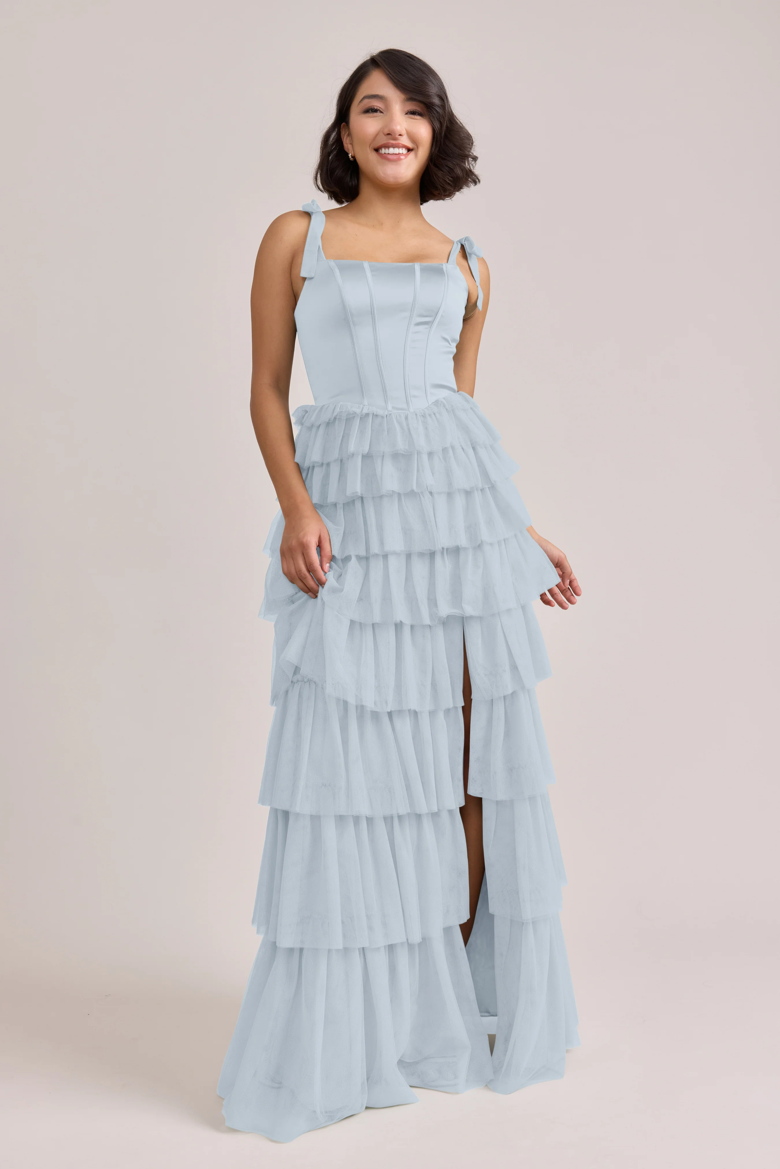 Charlotte Satin + Tulle Dress | Made To Order - Image 52