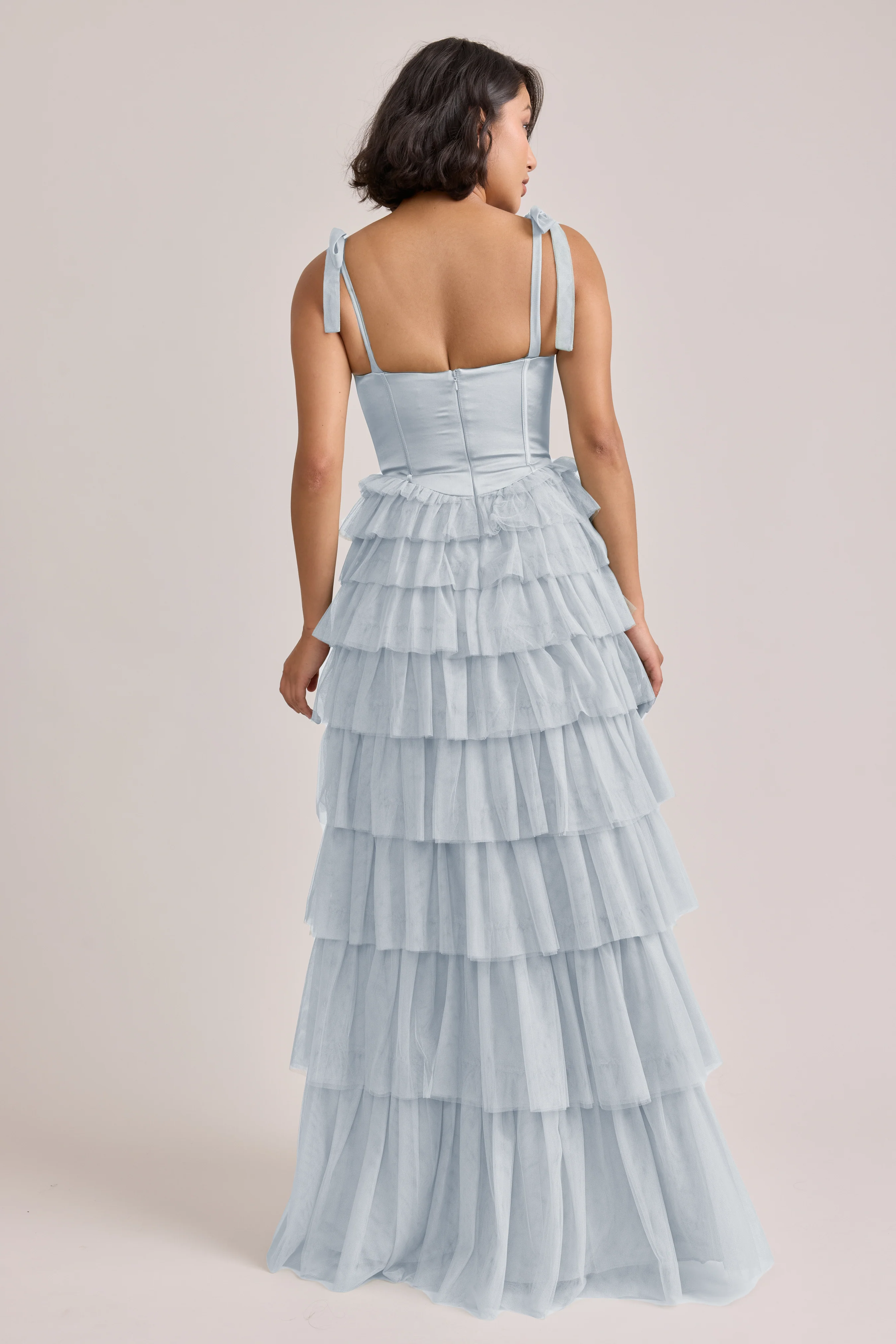 Charlotte Satin + Tulle Dress | Made To Order - Image 53