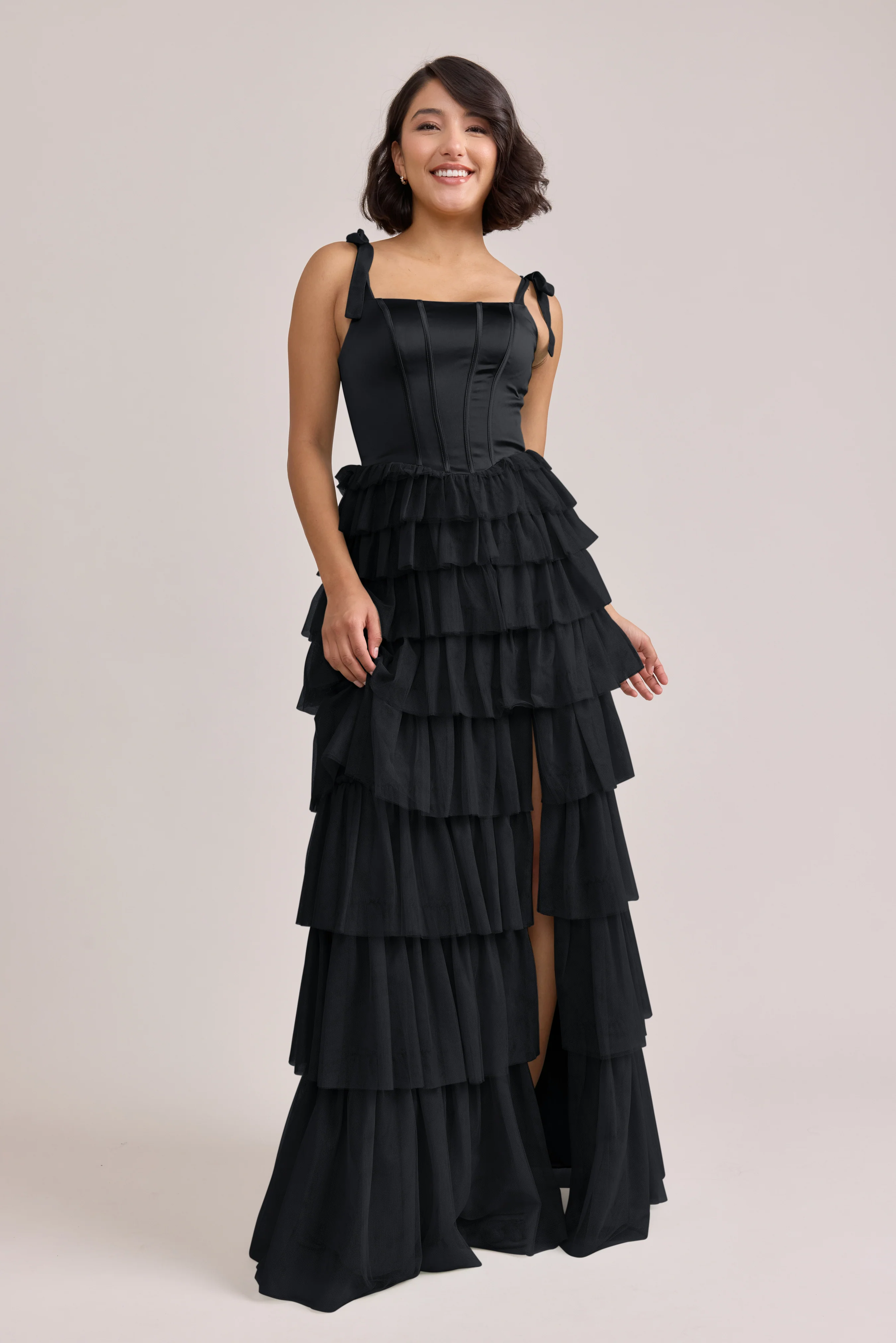 Charlotte Satin + Tulle Dress | Made To Order - Image 7