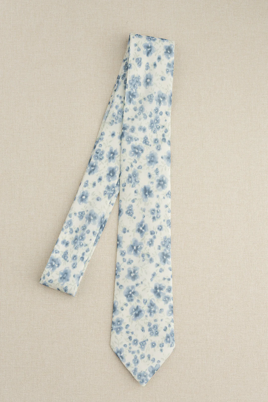 Chiffon Floral Print Tie | Made To Order - Image 6