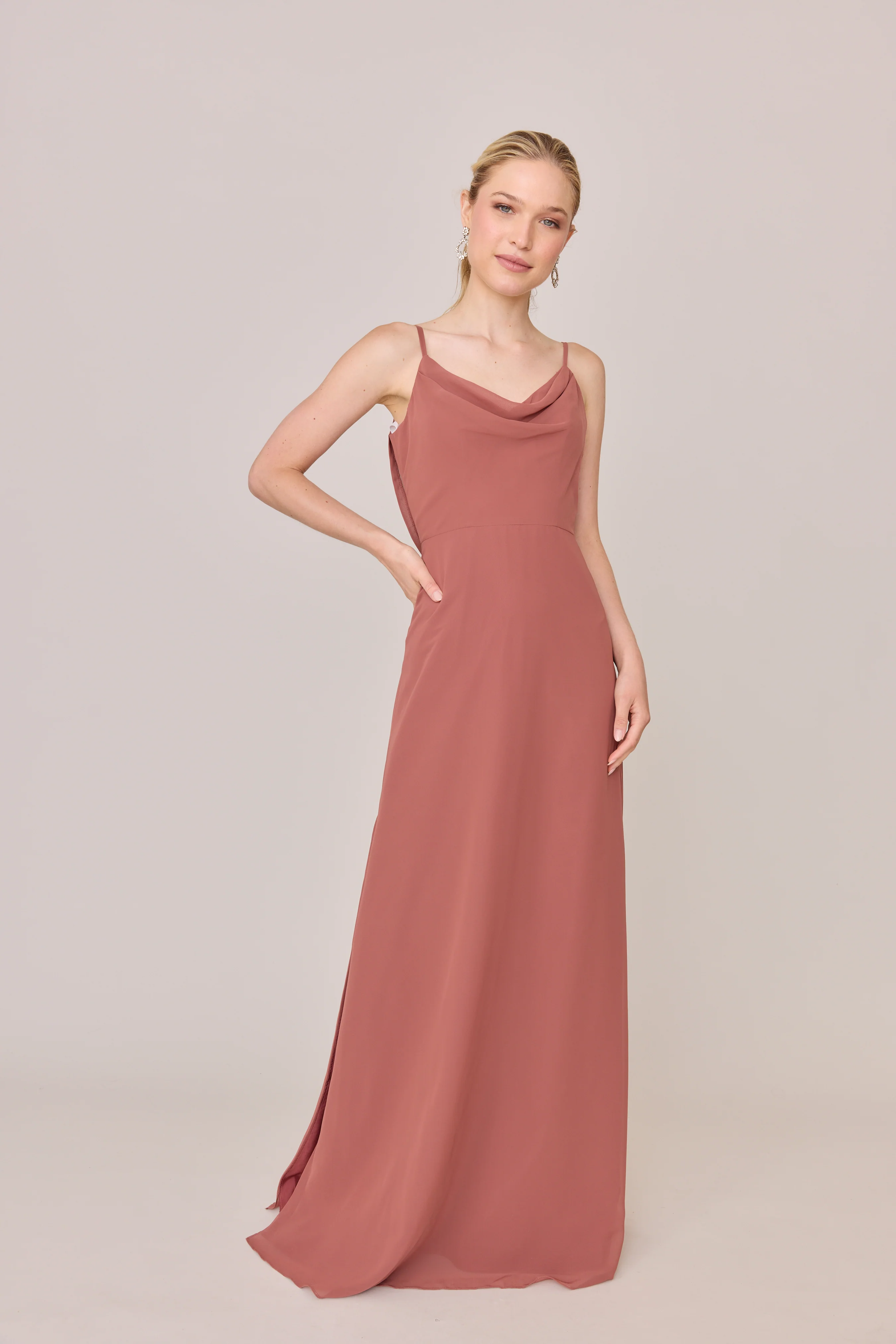 Chiffon Mega Swatch | Ready To Ship | Cinnamon Rose - Image 2