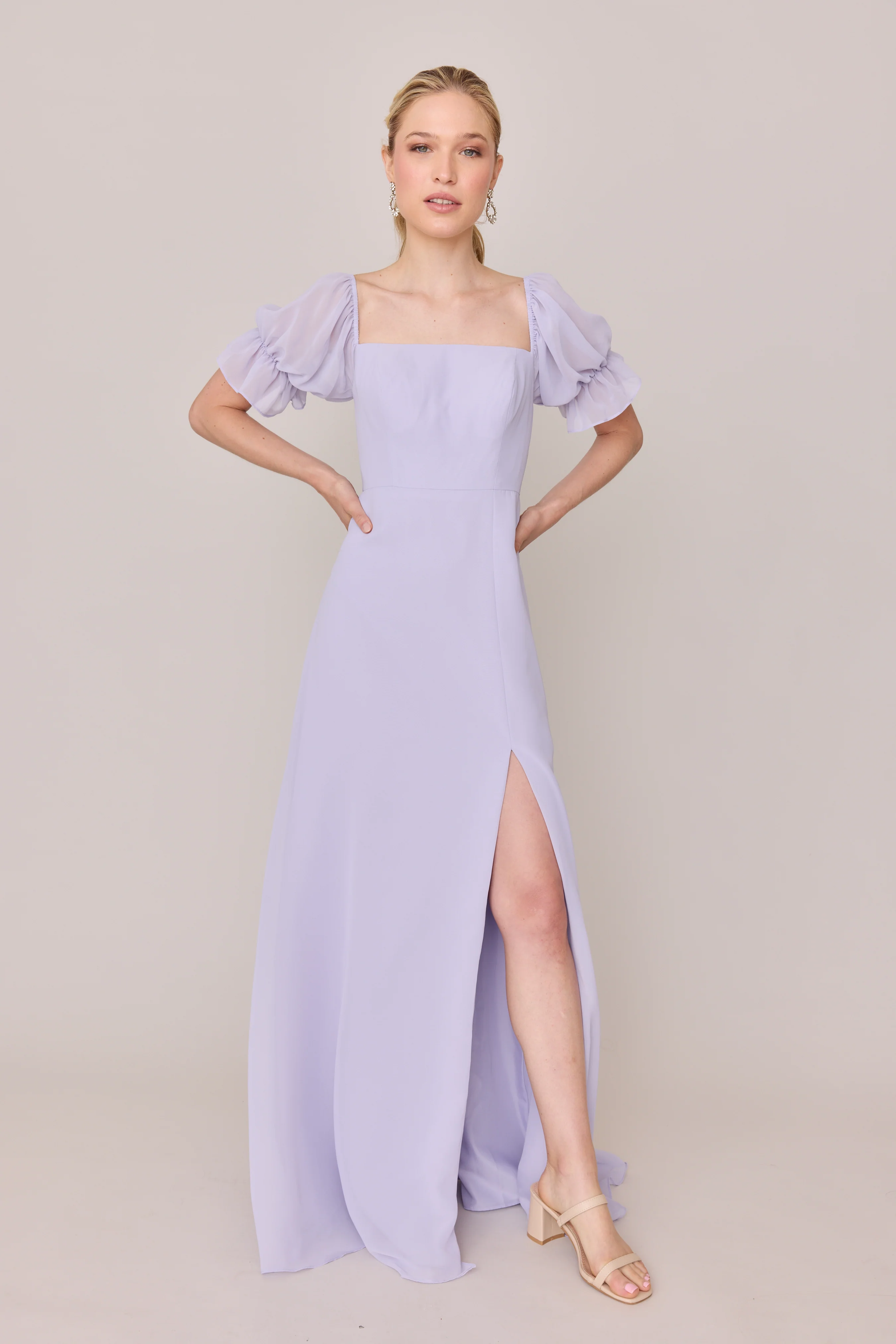 Chiffon Mega Swatch | Ready To Ship | Light Lavender - Image 2