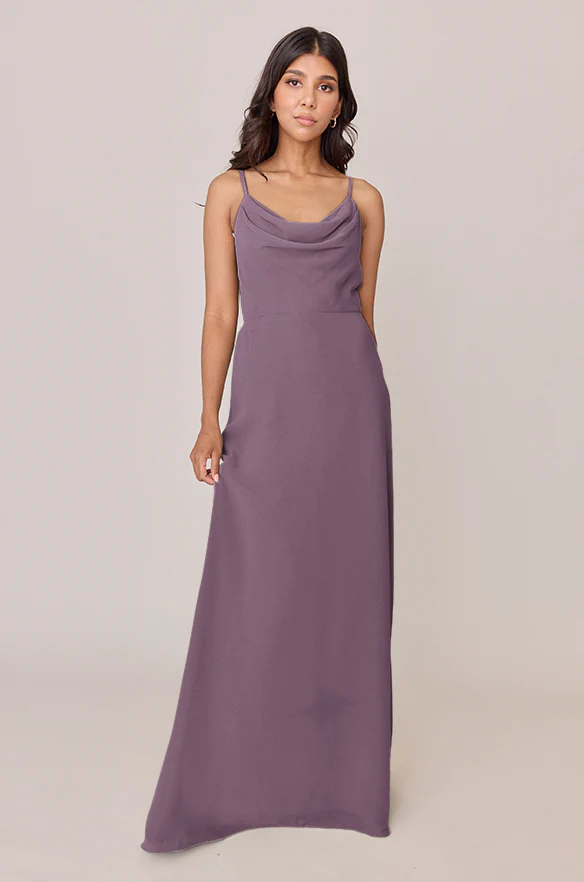 Chiffon Mega Swatch | Ready To Ship | Dusty Purple - Image 2