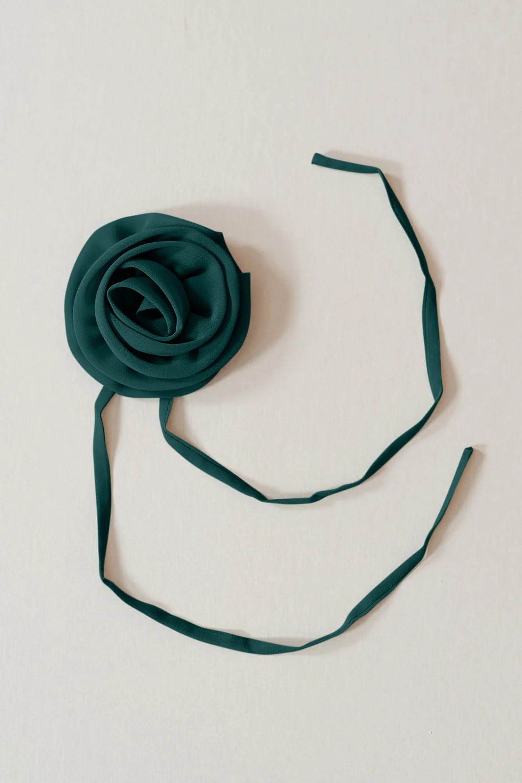 Chiffon Rose Neck Tie | Made To Order - Image 12