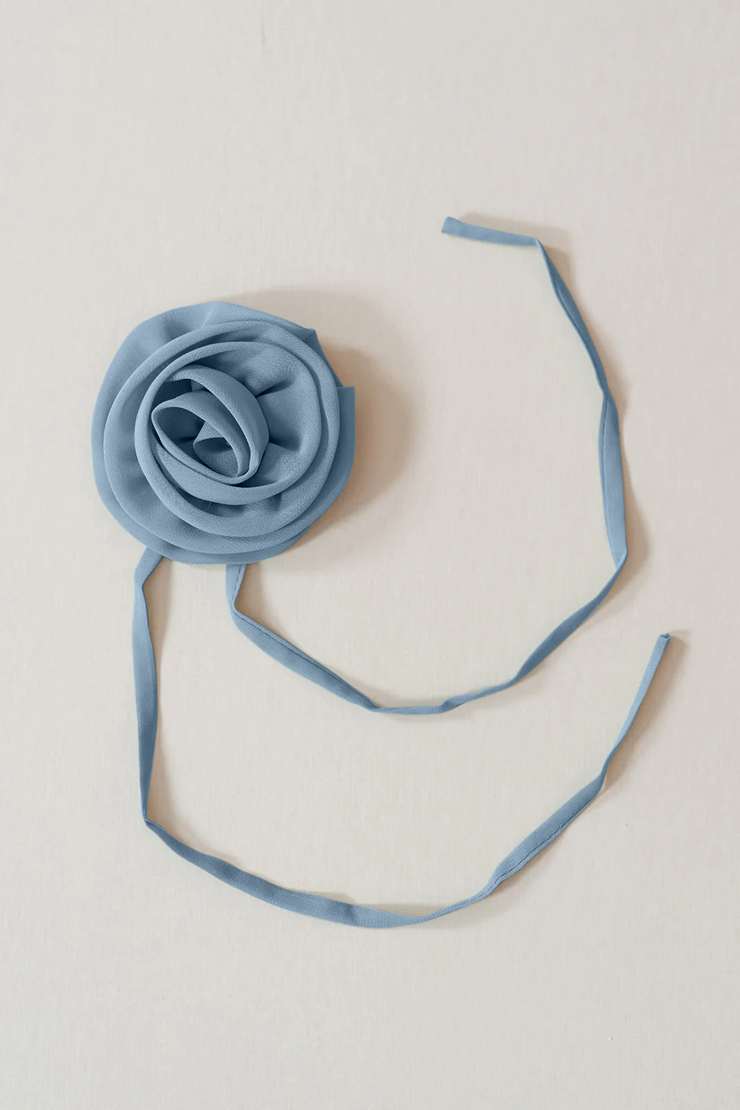 Chiffon Rose Neck Tie | Made To Order - Image 16