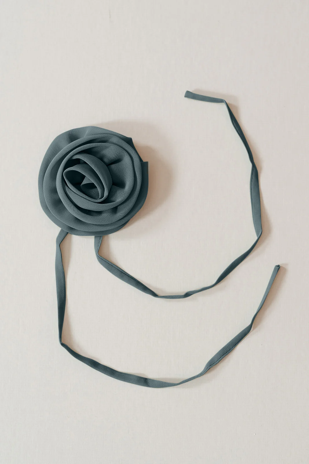 Chiffon Rose Neck Tie | Made To Order - Image 17
