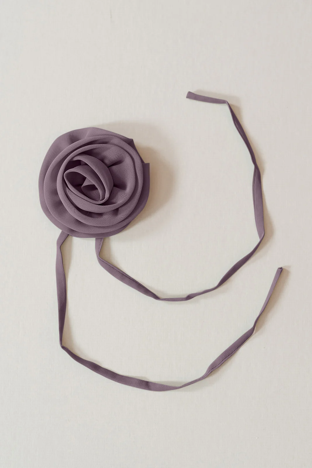 Chiffon Rose Neck Tie | Made To Order - Image 18
