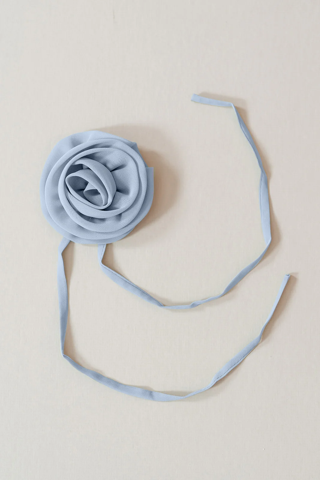 Chiffon Rose Neck Tie | Made To Order - Image 24