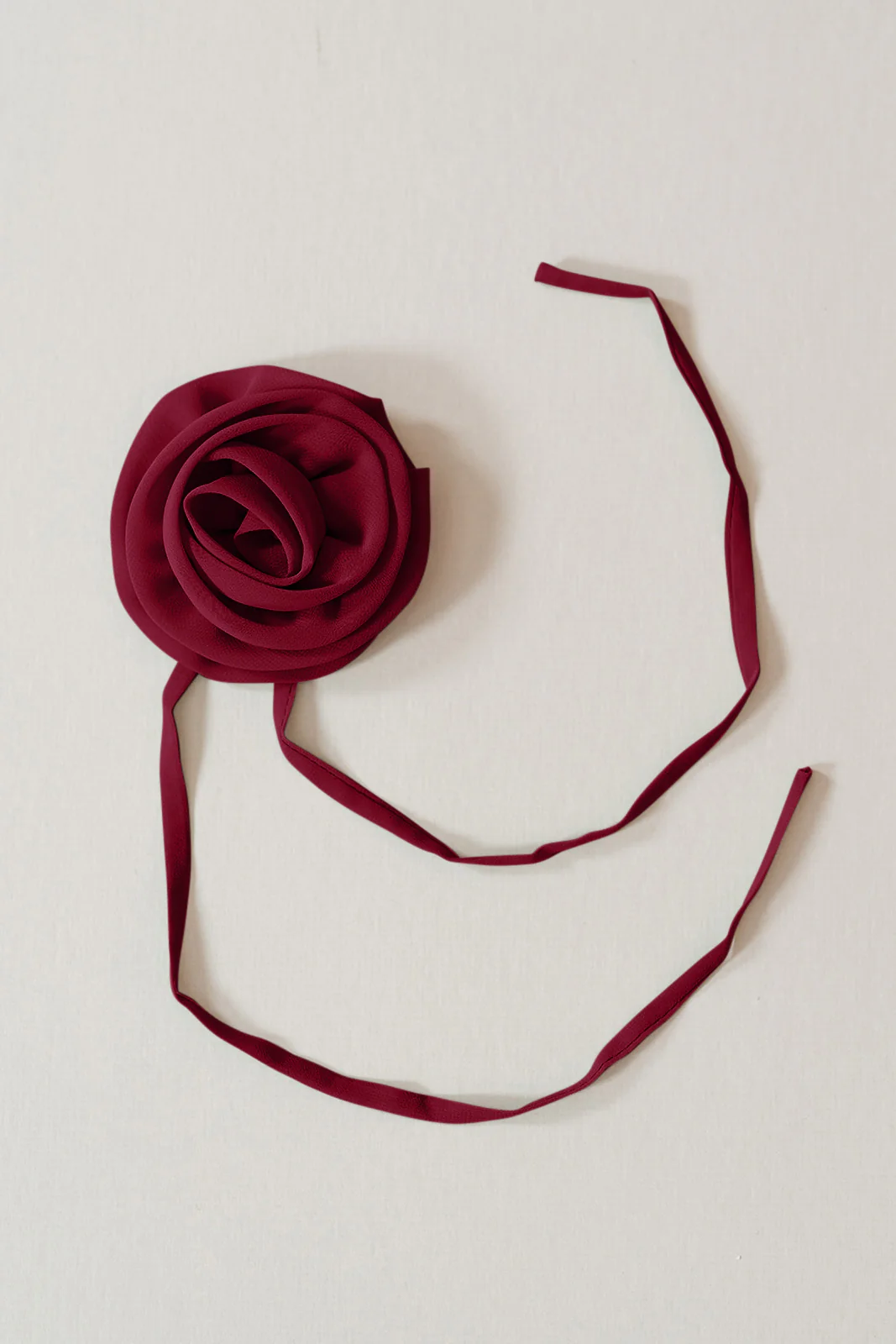 Chiffon Rose Neck Tie | Made To Order - Image 25