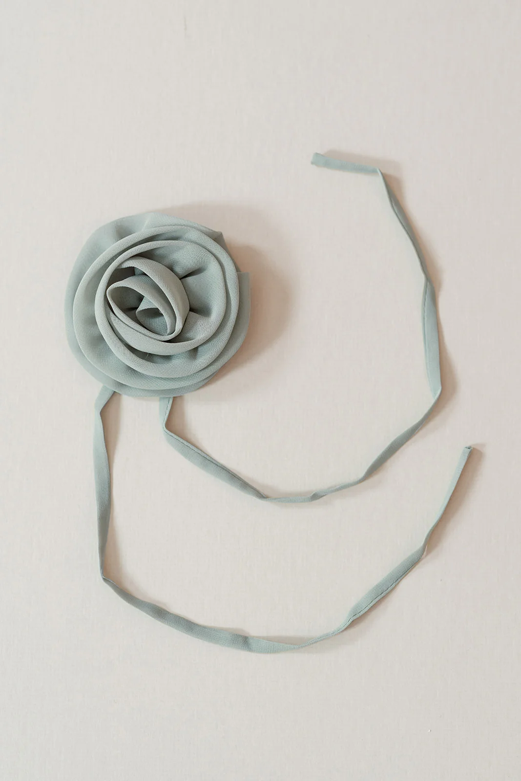 Chiffon Rose Neck Tie | Made To Order - Image 27