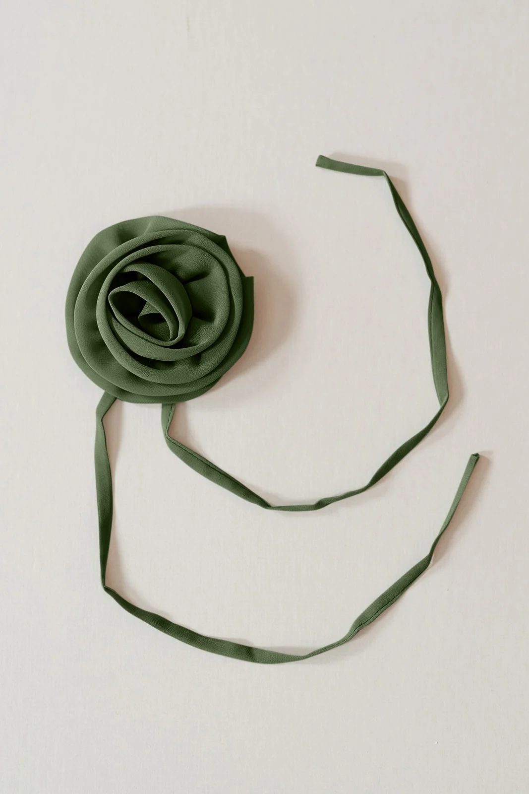 Chiffon Rose Neck Tie | Made To Order - Image 30