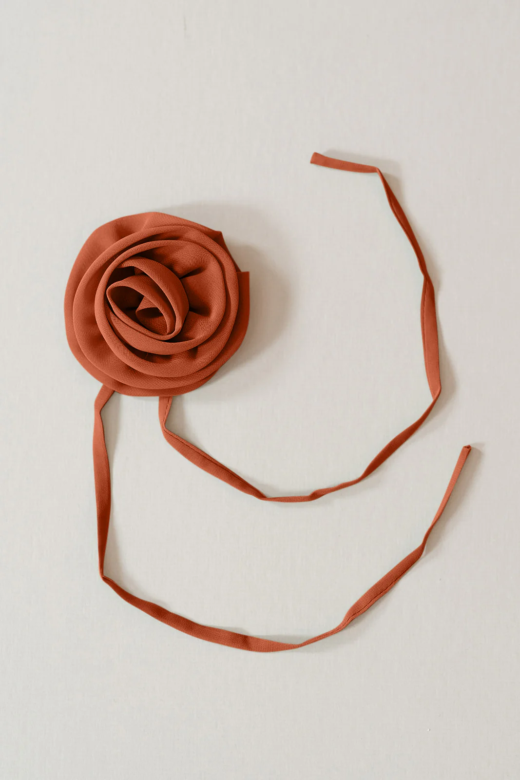 Chiffon Rose Neck Tie | Made To Order - Image 35