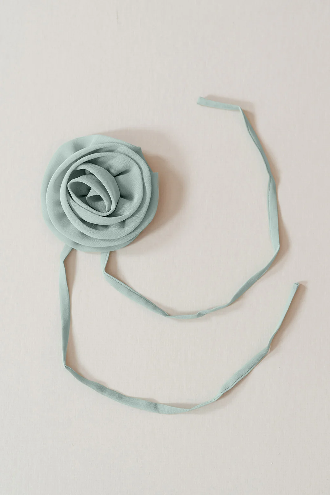 Chiffon Rose Neck Tie | Made To Order - Image 38