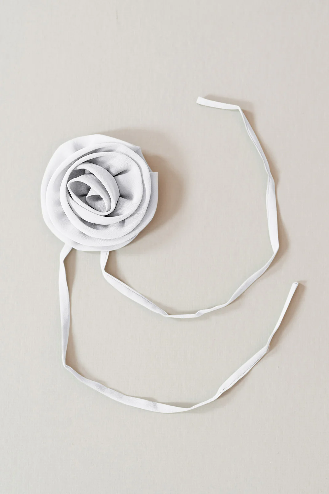 Chiffon Rose Neck Tie | Made To Order - Image 41