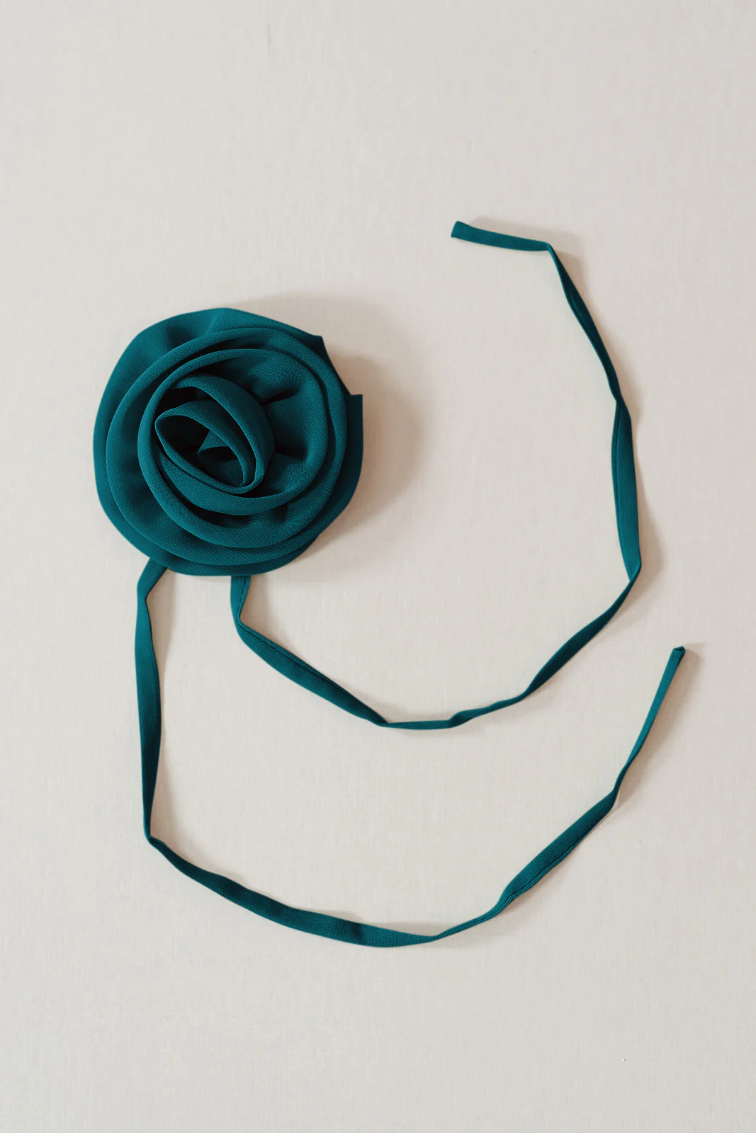 Chiffon Rose Neck Tie | Made To Order - Image 45