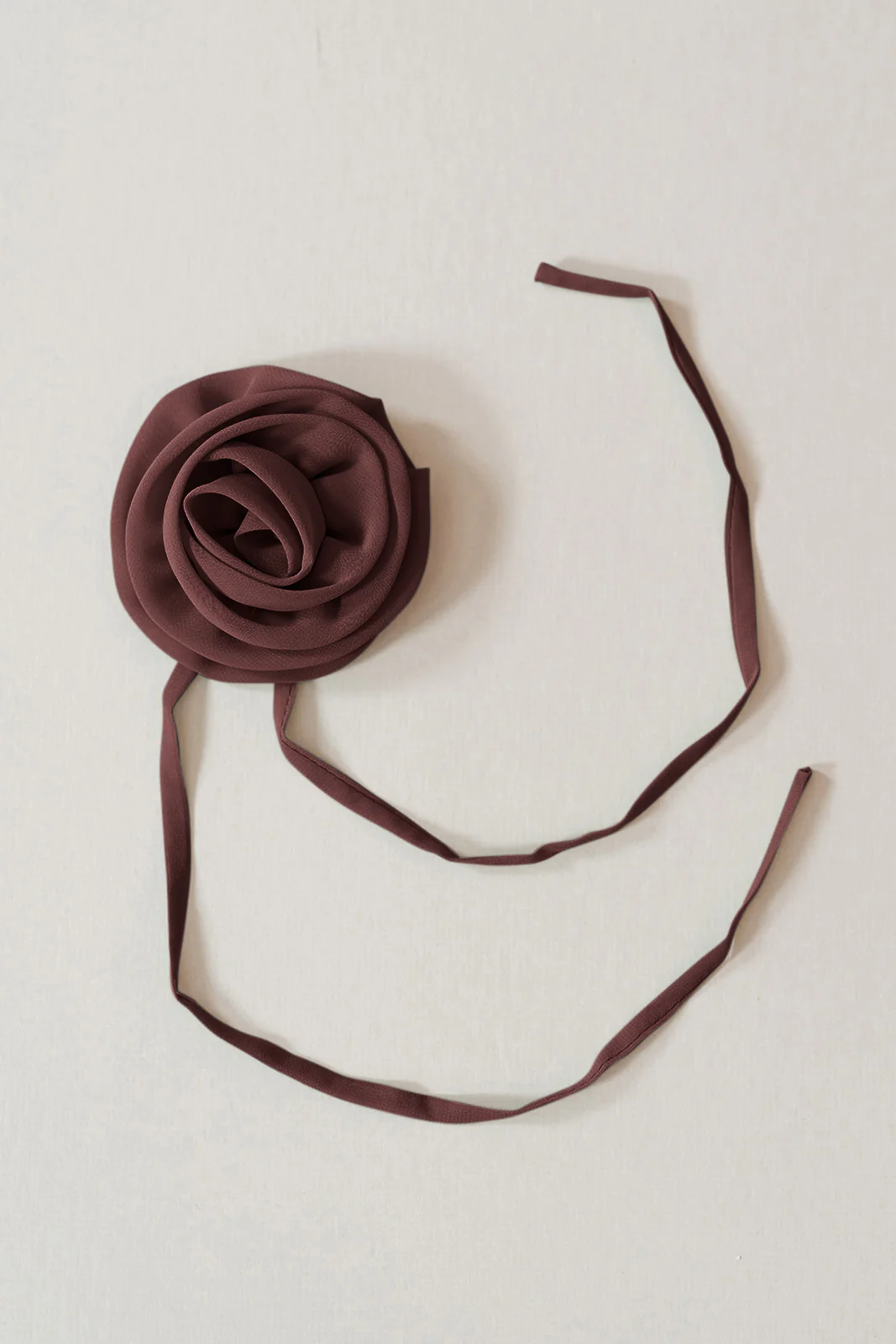 Chiffon Rose Neck Tie | Made To Order - Image 58