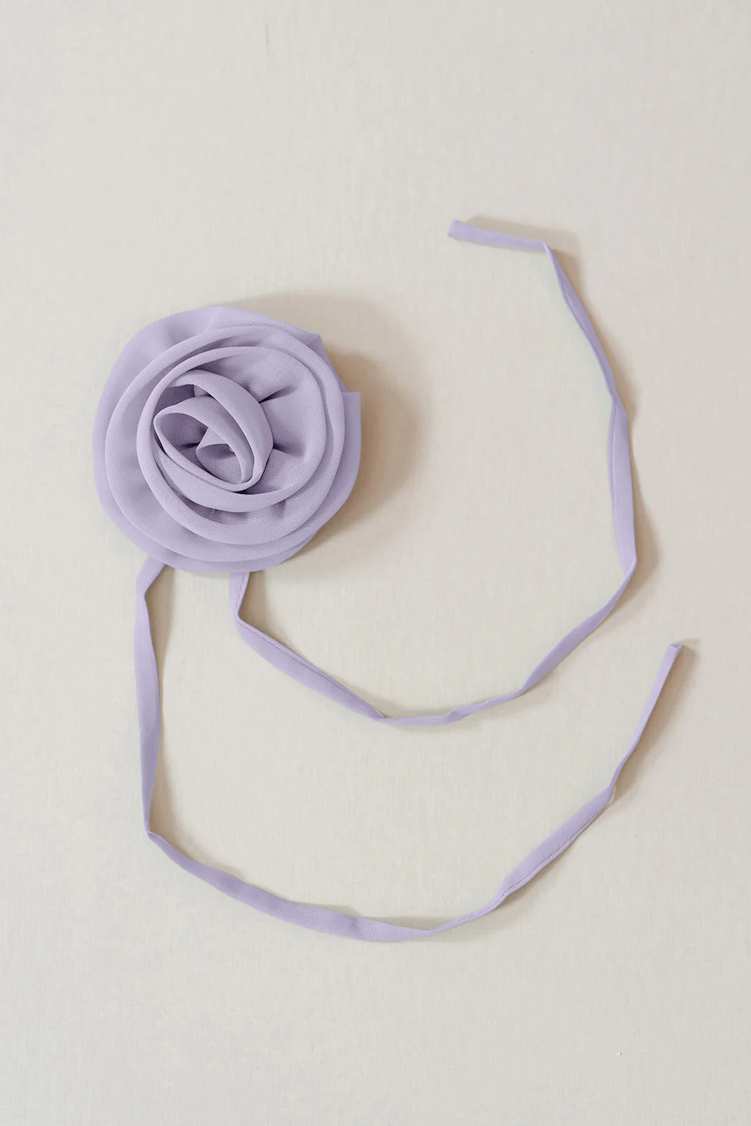 Chiffon Rose Neck Tie | Made To Order - Image 59